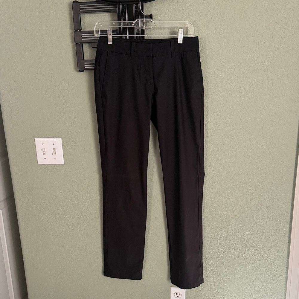 Fitted Women's Black Nike Tournament Golf Pants/Slacks 2